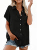 Luna | Short sleeve button-up shirt